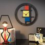 Clocks - Mondrian wall clock - ARTI & MESTIERI