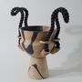 Ceramic - Himo - bowl with foot and flying ropes - LISA MAÏOFISS