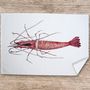 Dish towels - Set of 100% cotton printed tea towels: The Crustaceans of the Tide - VAREK ILLUSTRATIONS