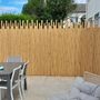 Outdoor decorative accessories - Natural bamboo fence from the Japanese range Ref: 5-JF - BAMBOULAND