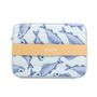 Papeterie bureau - HOUSSE D'ORDINATEUR PORTABLE POISSONS BLEU CLAIR 15" HF - HELIO FERRETTI