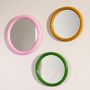 Mirrors - Mirror churros pink, ocher and green - &KLEVERING