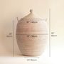Laundry baskets - EGG African Basket LARGE - H 80 cm / Ø 55 cm - KAWOBAZAAR