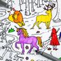 Children's mealtime - fairytales & legends placemat to go. - EATSLEEPDOODLE