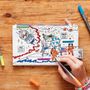 Kids accessories - colour & learn space explorer pencil case - EATSLEEPDOODLE