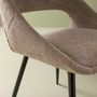Chairs - Elodie grey chair - SIGNATURE MOBILIER ET DÉCORATION