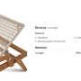 Deck chairs - Boracay - HÉA CRÉATIONS