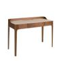 Desks - Writing desk with leatherette and walnut top - ANGEL CERDÁ