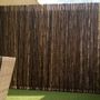Outdoor decorative accessories - Bamboo Fence, Blackout Black Claustra. Regular range - Ref: 5-RBF - BAMBOULAND