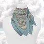 Scarves - Whiplash Customizable silk squares scarves - NEYMO PARIS