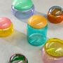 Other smart objects - Jar puffy Lilac, Turquoise and Yellow - &KLEVERING