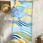 Bath towels - Printed Velour Beach Towel - DÖHLER