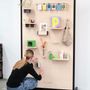 Wall ensembles - Fleximove: Mobile Pegboard Perforated Panel - QUARK