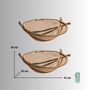 Decorative objects - Kunho baskets in natural fiber - CABOCO