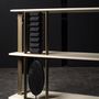 Design objects - NEVEL  bookcase/MATERIA E MEMORIA coffee table - MOS DESIGN
