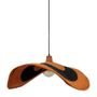 Hanging lights - Hanging lamp orange large stripe Uluwatu - CHEHOMA