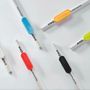 Cadeaux - QUI, porte-stylo et crayon magnétique Orange - OZIO