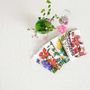 Table linen - 100% Linen Napkins 6-set ǀ CLIMBING FLOWERS - LINOROOM 100% LINEN TEXTILES