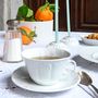 Mugs - GAÏA Limoges white porcelain tea cup - REMINISCENCE HOME