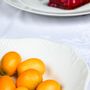 Platter and bowls - GAÏA white Limoges porcelain serving dish - REMINISCENCE HOME
