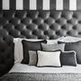 Cushions - BOUCLE' Cushion Black and White - LO DECOR
