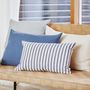 Fabric cushions - Striped classical cushions. - SPLIID
