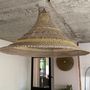 Office design and planning - THEO light made of natural and yellow linen rope, delivered with elect - ADELE VAHN