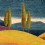 Design carpets - Impressionist Landscapes of my Fatherland 11, Super Fine Gabbeh - ZOLLANVARI INTERNATIONAL