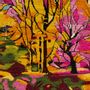 Tapis design - Autumnal Arboretum runner 1, Stained-Glass Collection - ZOLLANVARI INTERNATIONAL