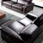 Sofas - 3-seater brown leather sofa relax mechanisms - ANGEL CERDÁ