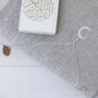 Other caperts - GREY PRAYER MAT EMBROIDERY MOSQUE - HYA CONCEPT STORE