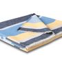 Throw blankets - Plaid Stripe Out Blue - BIEDERLACK