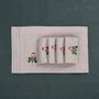 Table linen - Candy Cane & Mistletoe Mirha and Royal Green Collection - ROSEBERRY HOME