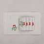 Table linen - Candy Cane & Mistletoe Mirha and Royal Green Collection - ROSEBERRY HOME