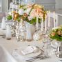 Christmas table settings - Shiny Silver Collection - ROSEBERRY HOME