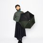Prêt-à-porter - Micro-parapluie bicolore Kaki & Noir - ALMA - ANATOLE