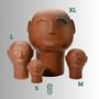 Decorative objects - Heads in ceramic - 25x18x18cm (L) - CABOCO