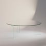 Coffee tables - MONOLOG coffee table in extra-clear glass - GLASS VARIATIONS