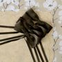 Linge de table textile - Noeuds en velours - Velvet Napkins Bows (ensemble de 6 pièces) - ROSEBERRY HOME