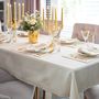 Christmas table settings - Joyful Christmas Golden Napkins - ROSEBERRY HOME
