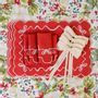 Décorations pour tables de Noël - Sets de table - Christmas Bows Placemats (lot de 6 pièces) - ROSEBERRY HOME