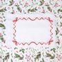 Christmas table settings - Table linen - Christmas Bows Placemats (set of 6 pieces) - ROSEBERRY HOME