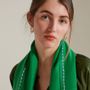 Scarves - Smaragd scarf - HELLEN VAN BERKEL HEARTMADE PRINTS