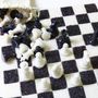 Objets de décoration - Jeu d’échecs / échiquier en coquilles de coquillages recyclées - MATERIALYS