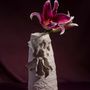 Vases - série orchidée  en porcelaine et or - ATELIER LE MOTIF