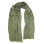 Travel accessories - Maxi wool silk scarf - kinetic - camel green - SOPHIE GUYOT SILKS