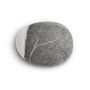 Cushions - Felted ottoman pouf stone "White Nose" - KATSU STONES