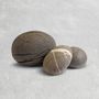 Coussins - Ensemble pouf-pierres pouf en laine feutrée  "Zen" - KATSU STONES