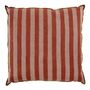 Fabric cushions - BAYADERE household linen collection - BLANC D'IVOIRE