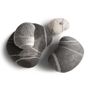 Cushions - Felted ottoman poufs stones "Scandinavian set" - KATSU STONES